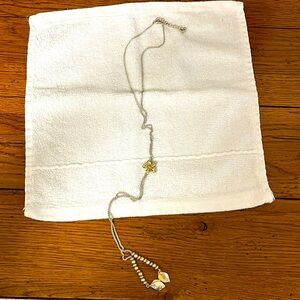 Long length flower/leaves necklace - LUCKY BRAND